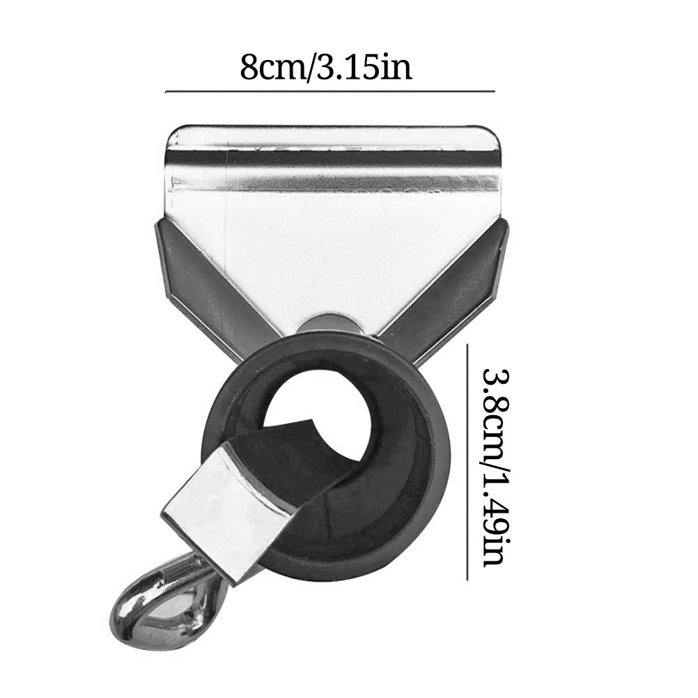 Flexible Heavy Duty Parasol Holder Stainless Steel Parasol Stand Fixed Clip view 5