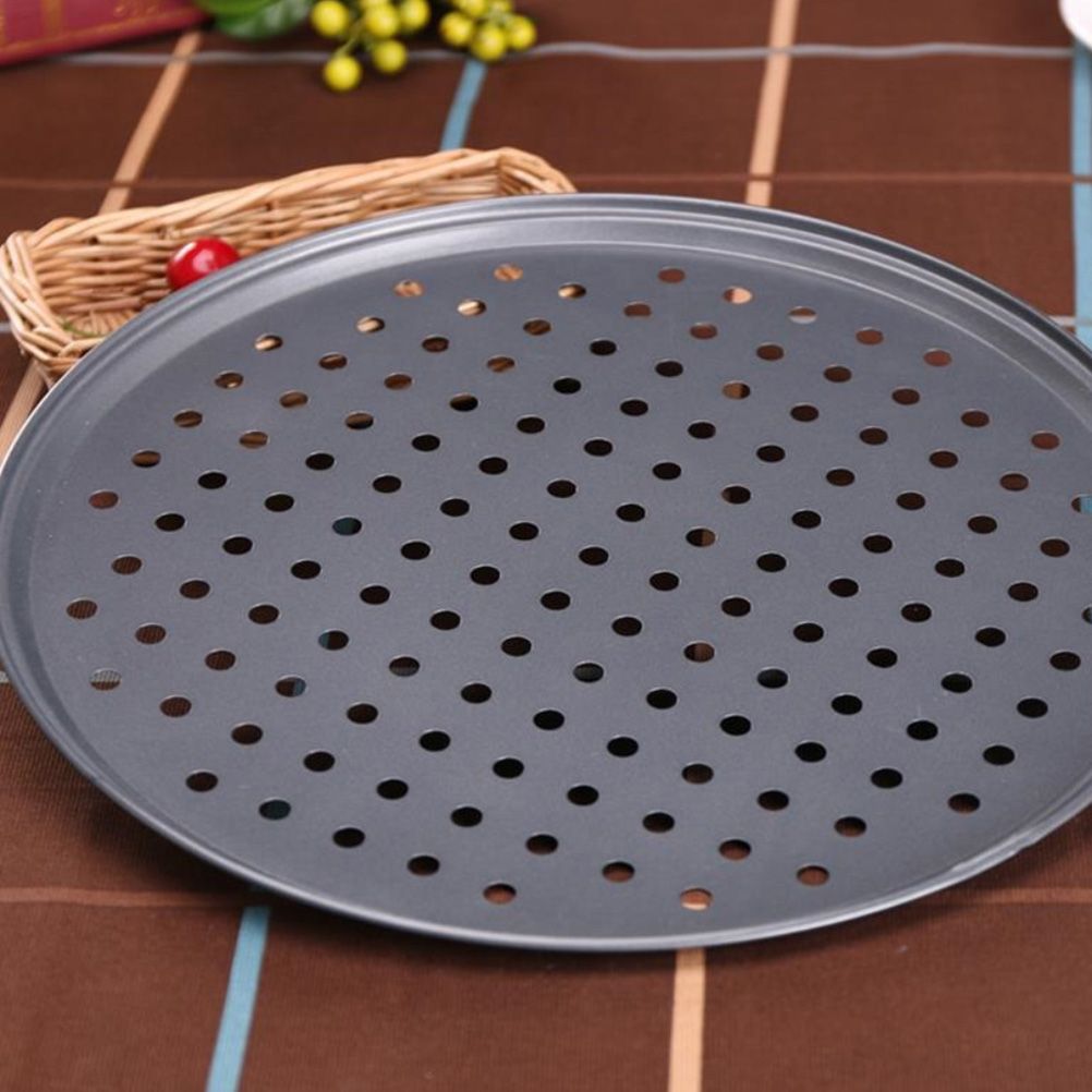Non Stick Pizza Pan Pizza Tray Round Pizza Baking Tray Strong Baking Tool view 3