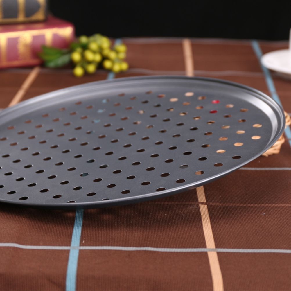 Non Stick Pizza Pan Pizza Tray Round Pizza Baking Tray Strong Baking Tool view 7