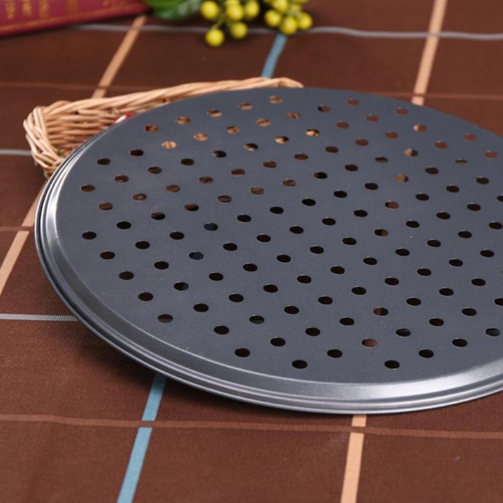 Non Stick Pizza Pan Pizza Tray Round Pizza Baking Tray Strong Baking Tool view 3