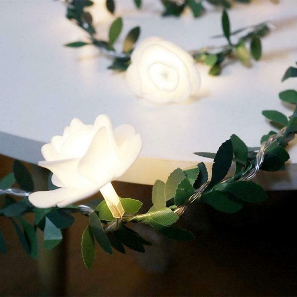 3Meter 20Leds Rose Flower LED Christmas Garland Fairy String Lights Battery view 10