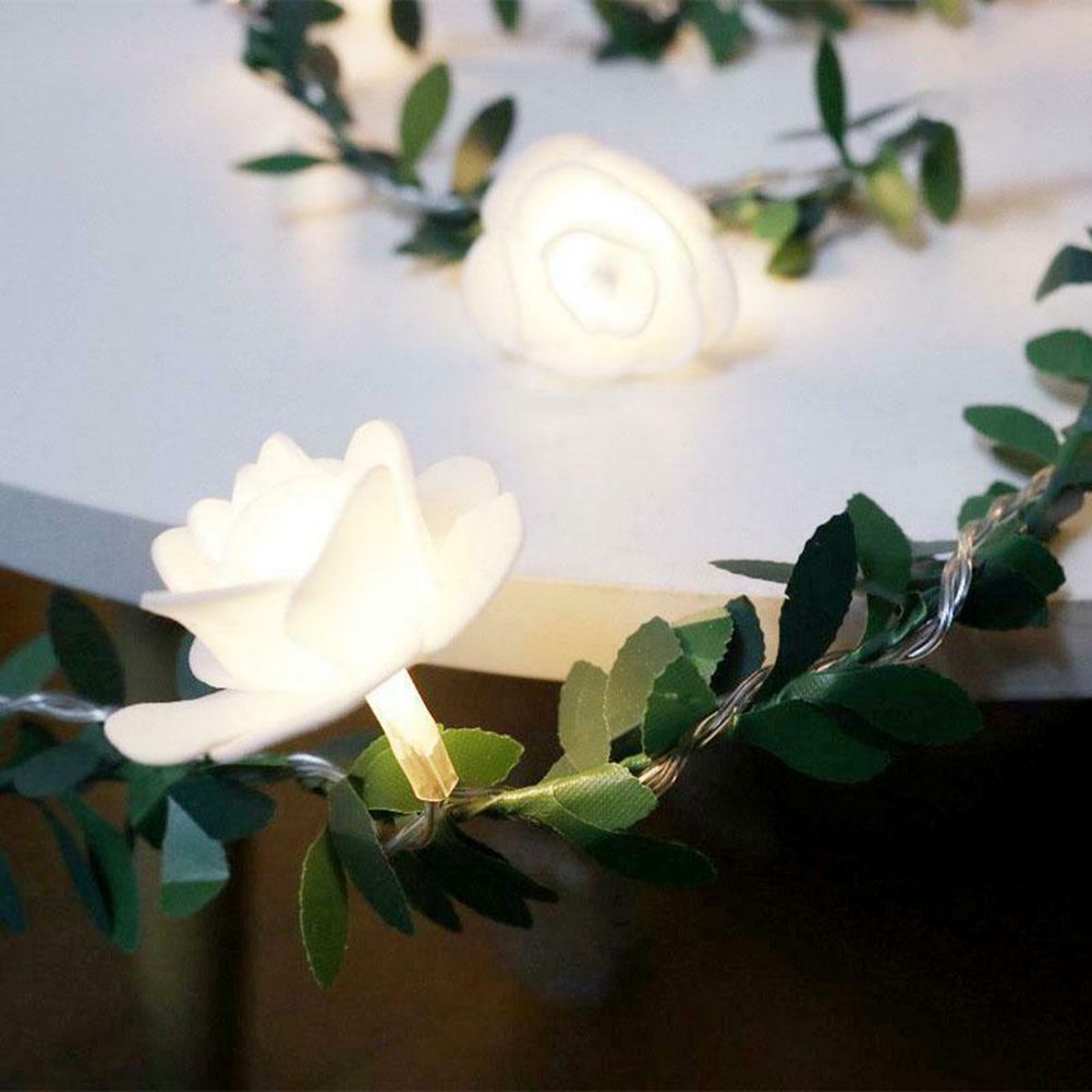 3Meter 20Leds Rose Flower LED Christmas Garland Fairy String Lights Battery view 11