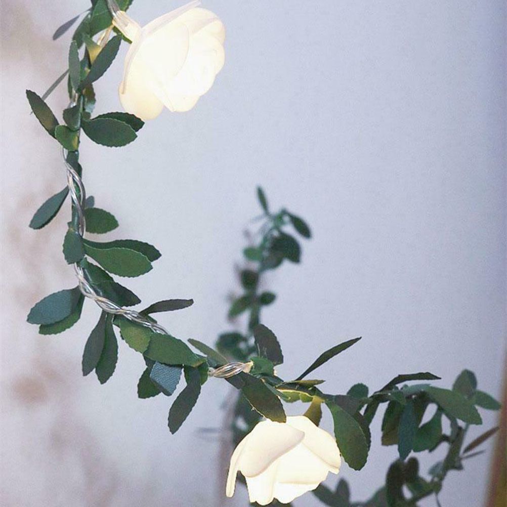 3Meter 20Leds Rose Flower LED Christmas Garland Fairy String Lights Battery view 12