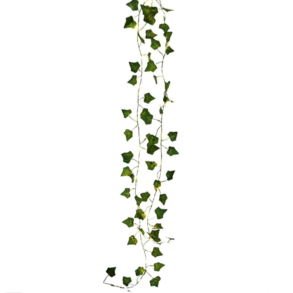 Artificial Plants LED String Light Green Leaf Vine Battery Operated Fairy view 13