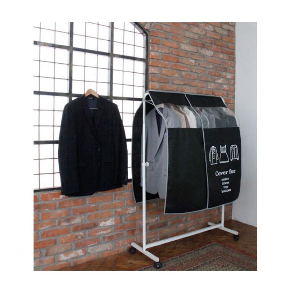Non Woven Fabric Clothing Dustproof Covers Home Dust Cover Wardrobe Hanger view 6