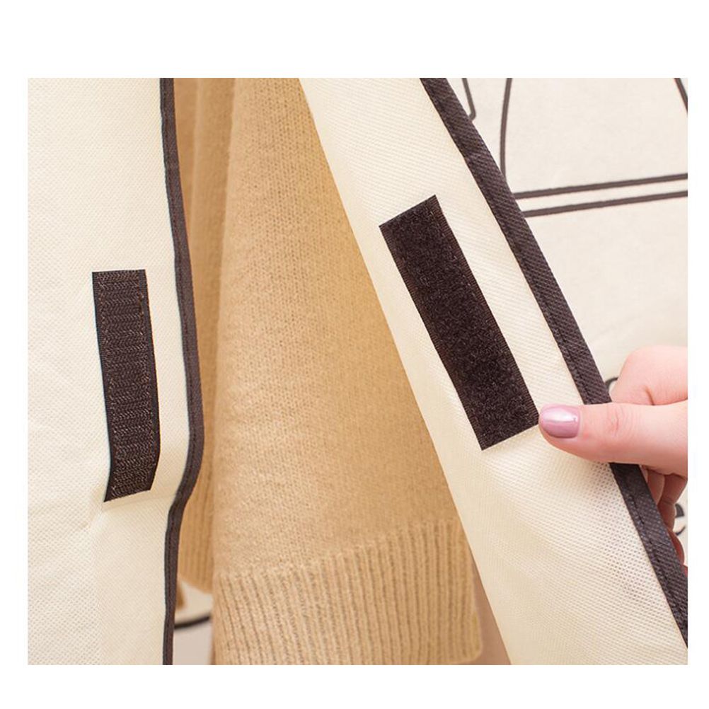 Non Woven Fabric Clothing Dustproof Covers Home Dust Cover Wardrobe Hanger view 15