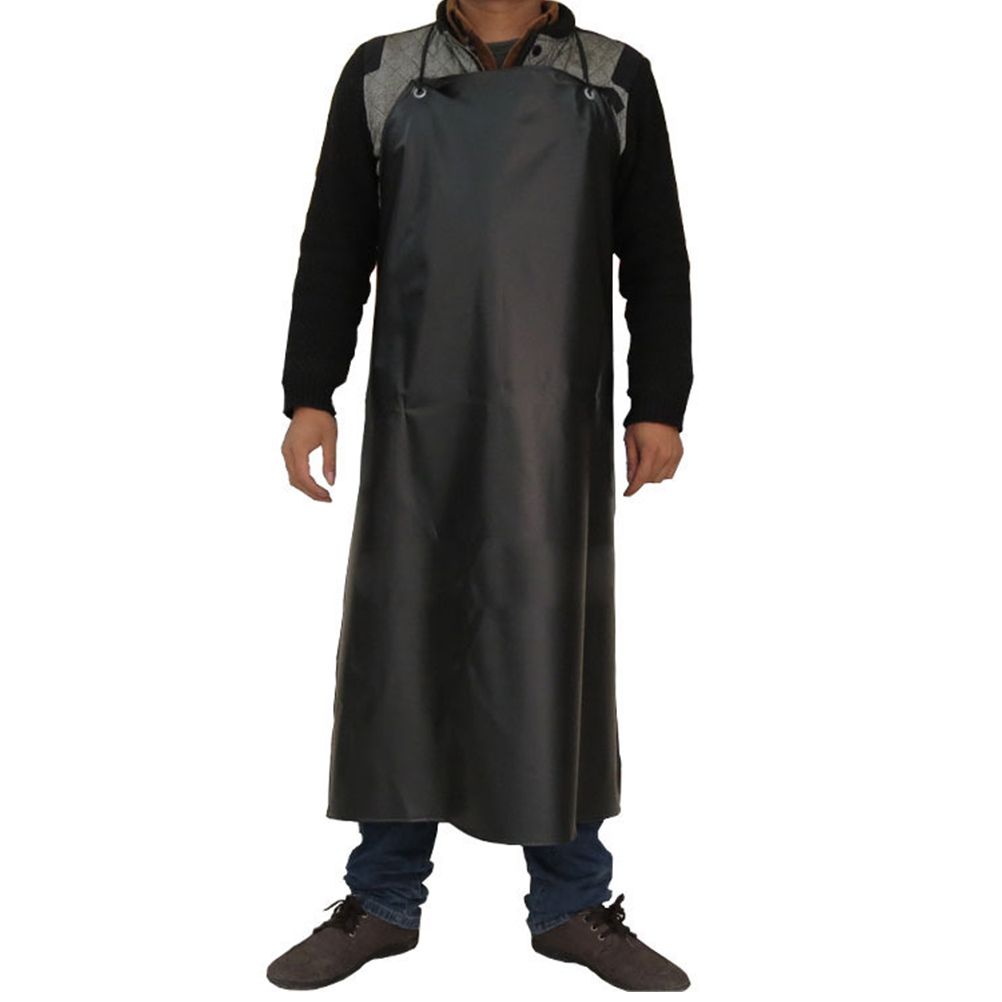 Men s Heavy Duty Waterproof Stain Resistant Extra Long Apron for Kitchen view 2