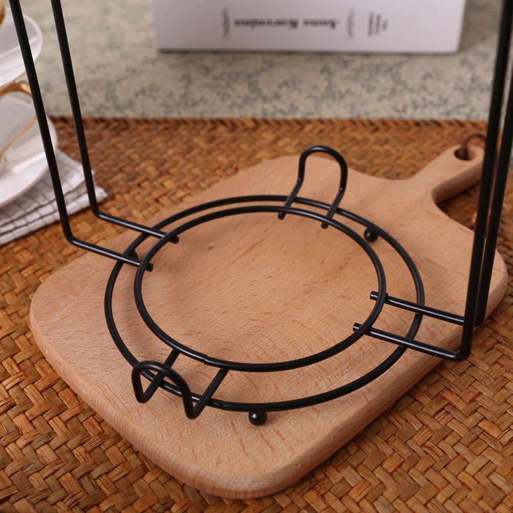Tea Cups Display Stand Anti Rust Cups Holder Stainless Steel Drying Rack for view 8