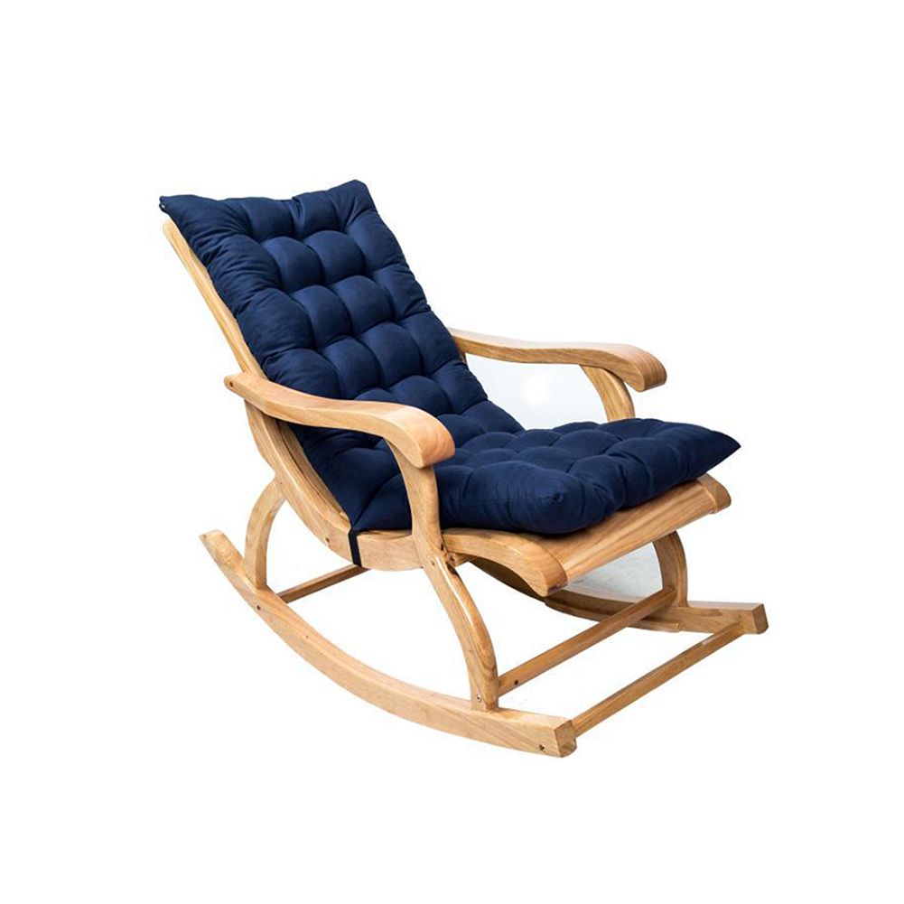Suede Sun Lounger Chair Cushions Non Slip Rocking Chair Cushion Garden — image 1