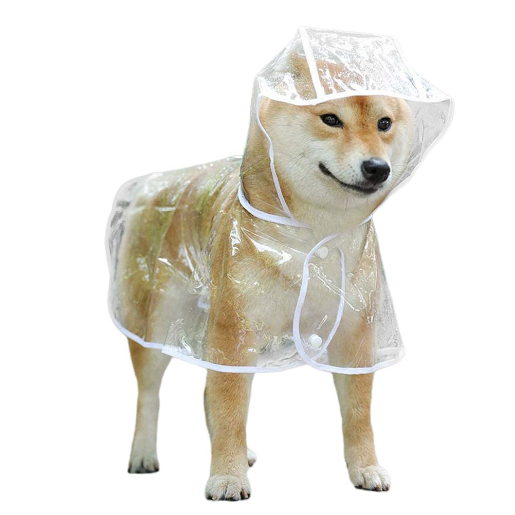 Waterproof Pet Raincoat Portable Pet Raining Coat Breathable Lightweight Dog