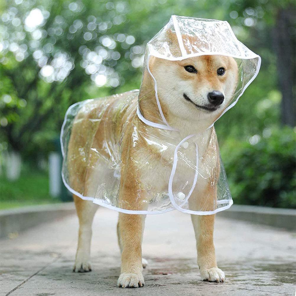 Waterproof Pet Raincoat Portable Pet Raining Coat Breathable Lightweight Dog view 4