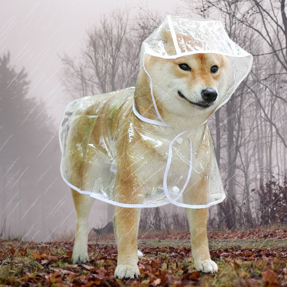 Waterproof Pet Raincoat Portable Pet Raining Coat Breathable Lightweight Dog view 6