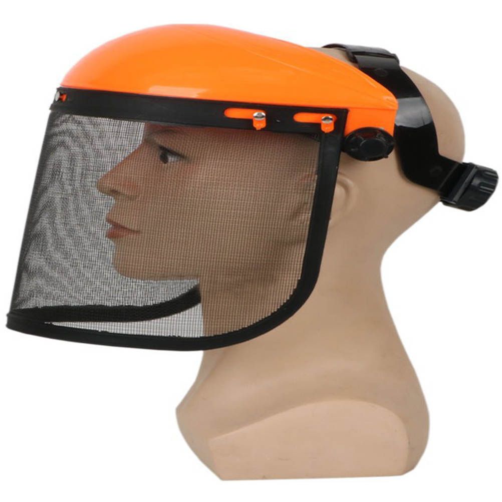 Safety Helmet Hat with Full Face Mesh Visor for Logging Brushcutter Forestry view 3