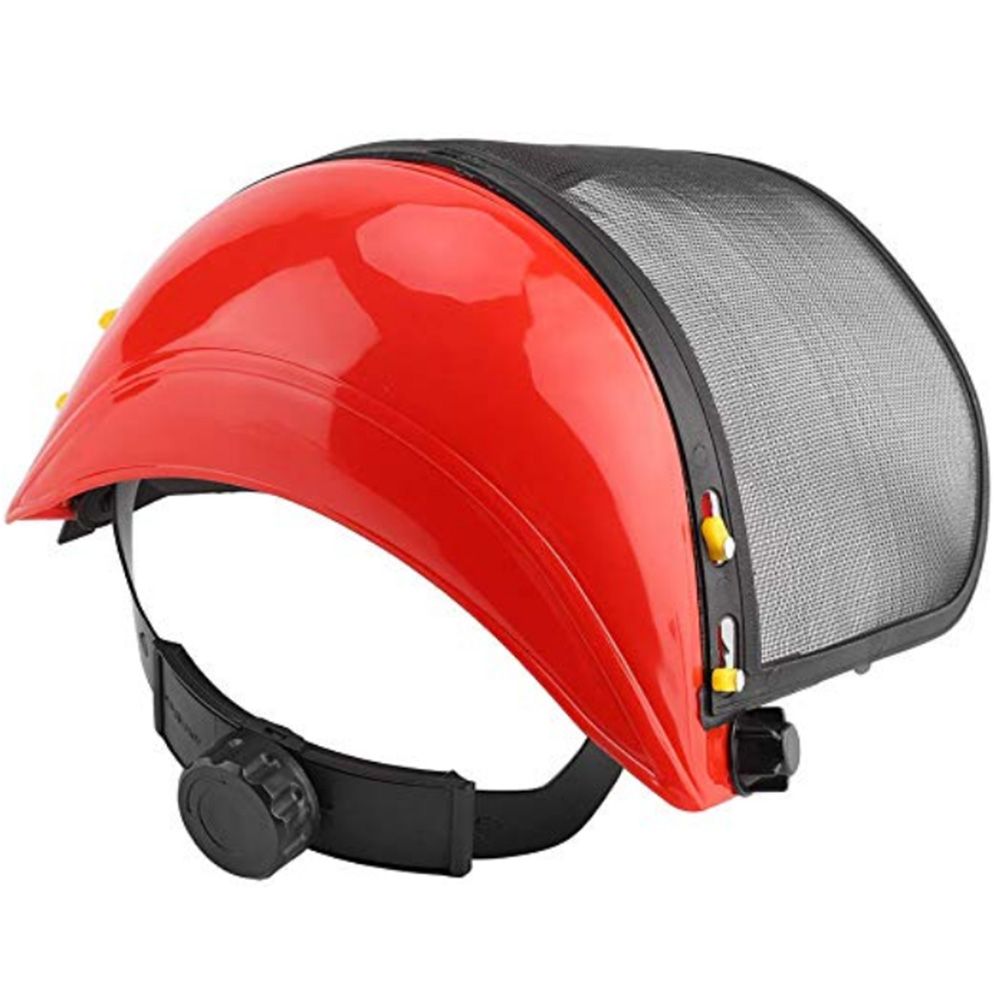 Safety Helmet Hat with Full Face Mesh Visor for Logging Brushcutter Forestry view 5