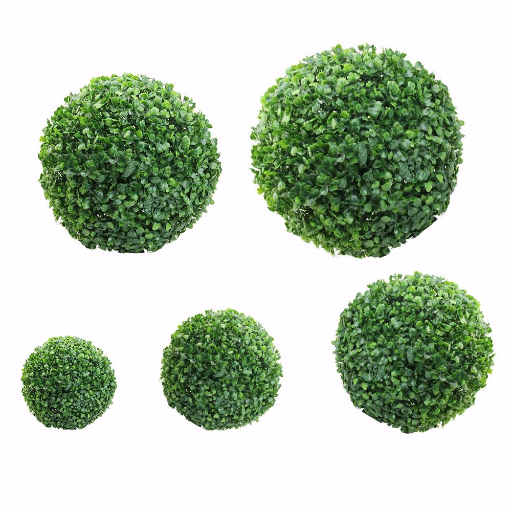 Green Plastic Plant Ball Decoration Home Outdoor Wedding Party Decoration view 7