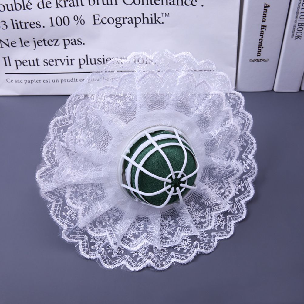 2PCS Foam Bouquet Holder Floral Plastic Handle DIY Bridal Floral Base view 4