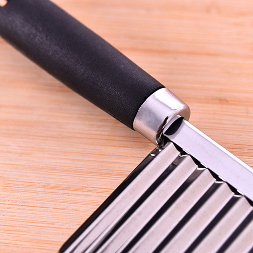 Stainless Steel Potato Dough Waves Cutter Slicing Tool Home Kitchen Vegetable view 5