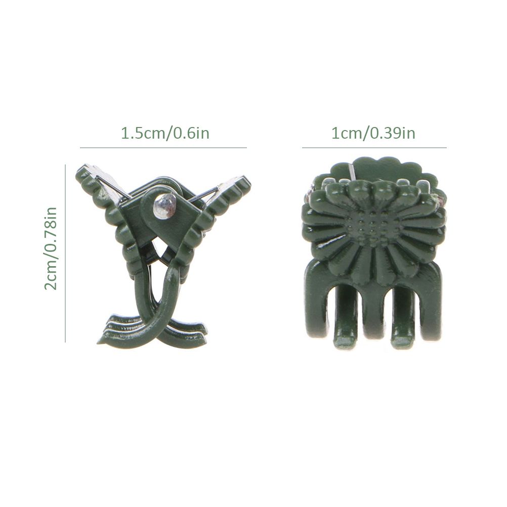 50Pcs Plastic Plant Clips Vine Fixing Clip Gardening Clips for Orchid Tomato view 7