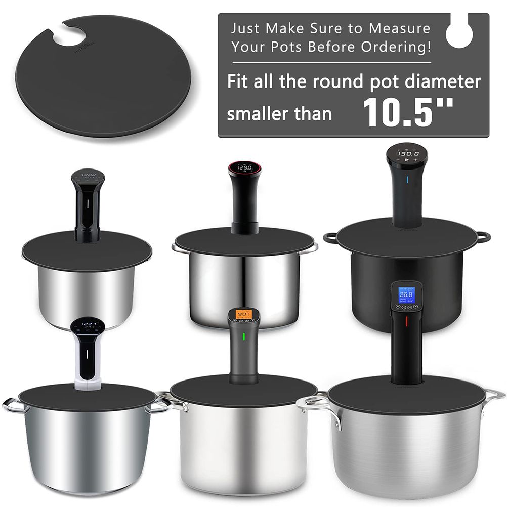 Sous Vide Lid for Cooking Silicone Sous Vide Lid for Stock Pots view 3
