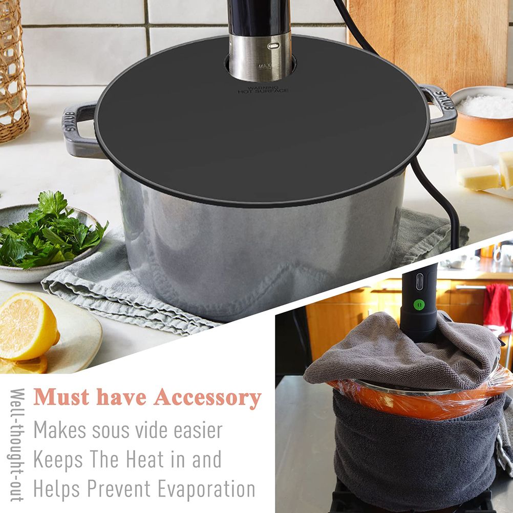 Sous Vide Lid for Cooking Silicone Sous Vide Lid for Stock Pots view 4
