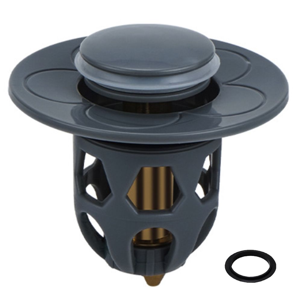 Sink Plug Stainless Steel Up Sink Plug Universal Drain Plug for Countertop — image 1