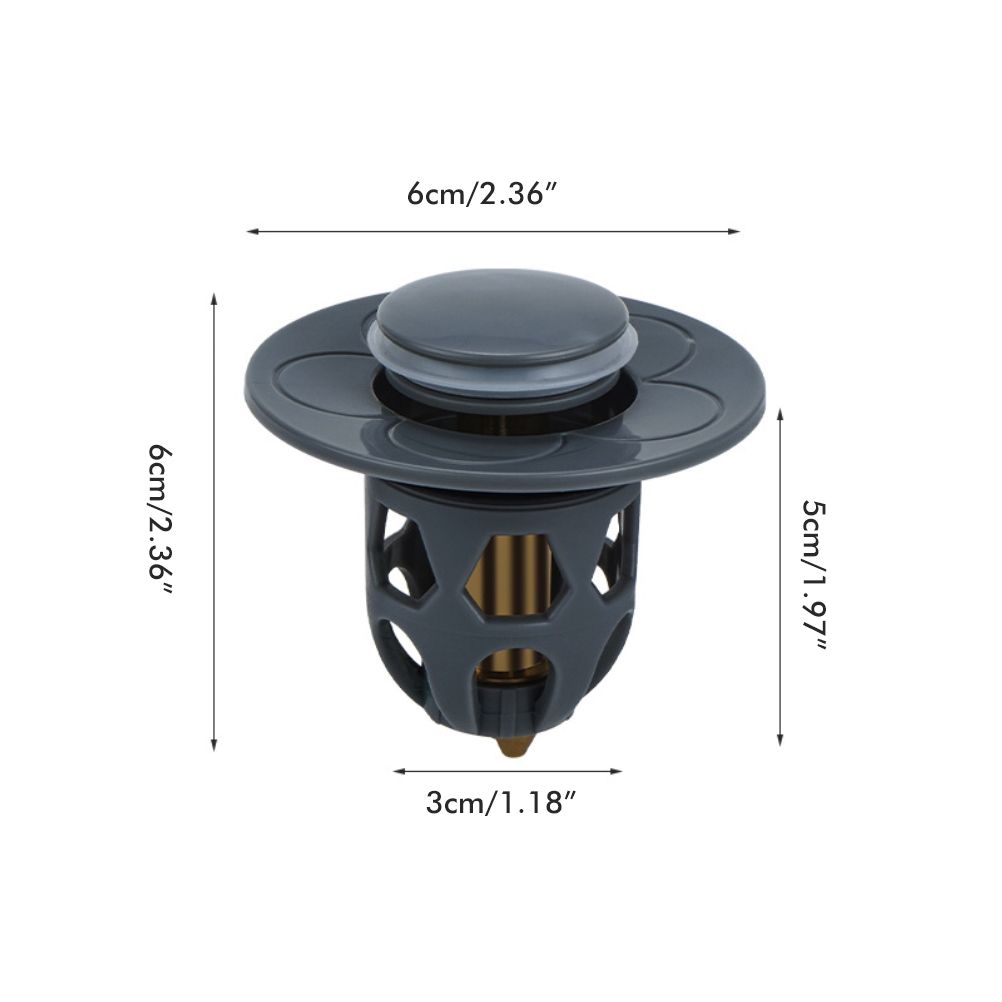 Sink Plug Stainless Steel Up Sink Plug Universal Drain Plug for Countertop view 2