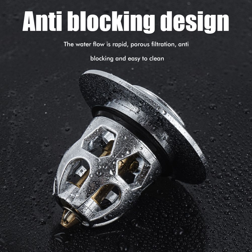 Sink Plug Stainless Steel Up Sink Plug Universal Drain Plug for Countertop view 7