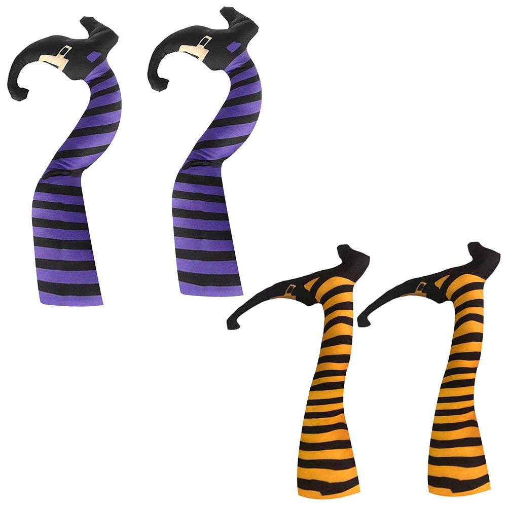 Halloween Wicked Witch Legs Prop Halloween Indoor Outdoor Lawn Yard Patio view 8