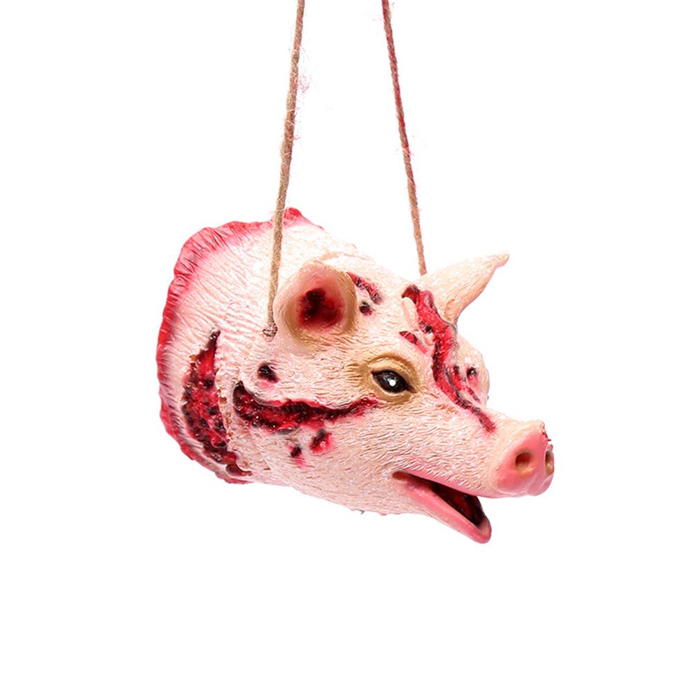 Halloween Hanging Tattered Pig Mouse Spider Bat Prank Props Halloween Party