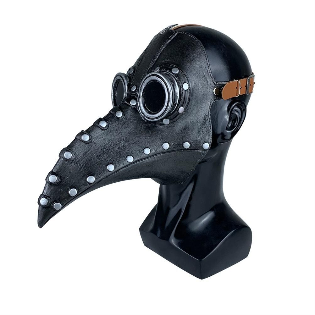 Halloween Beak Face Cover Latex Steampunk Face Cover for Halloween Party