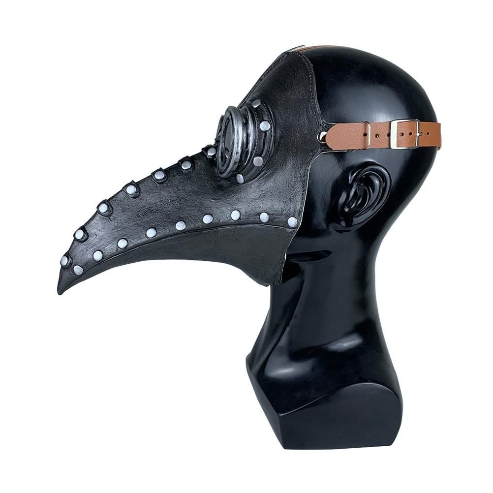 Halloween Beak Face Cover Latex Steampunk Face Cover for Halloween Party view 7