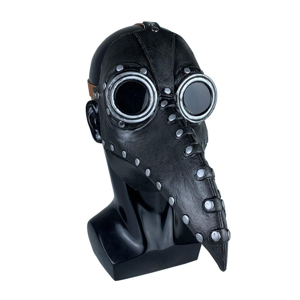 Halloween Beak Face Cover Latex Steampunk Face Cover for Halloween Party view 8