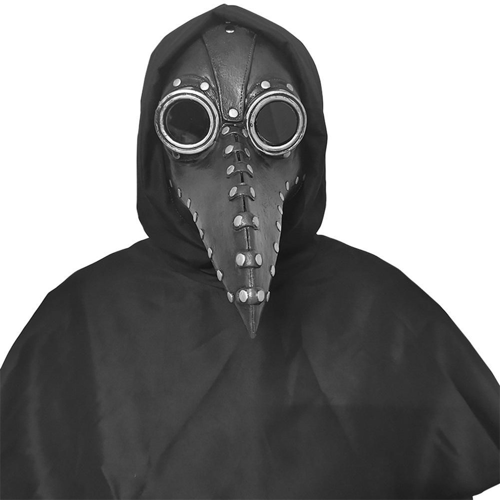 Halloween Beak Face Cover Latex Steampunk Face Cover for Halloween Party view 9