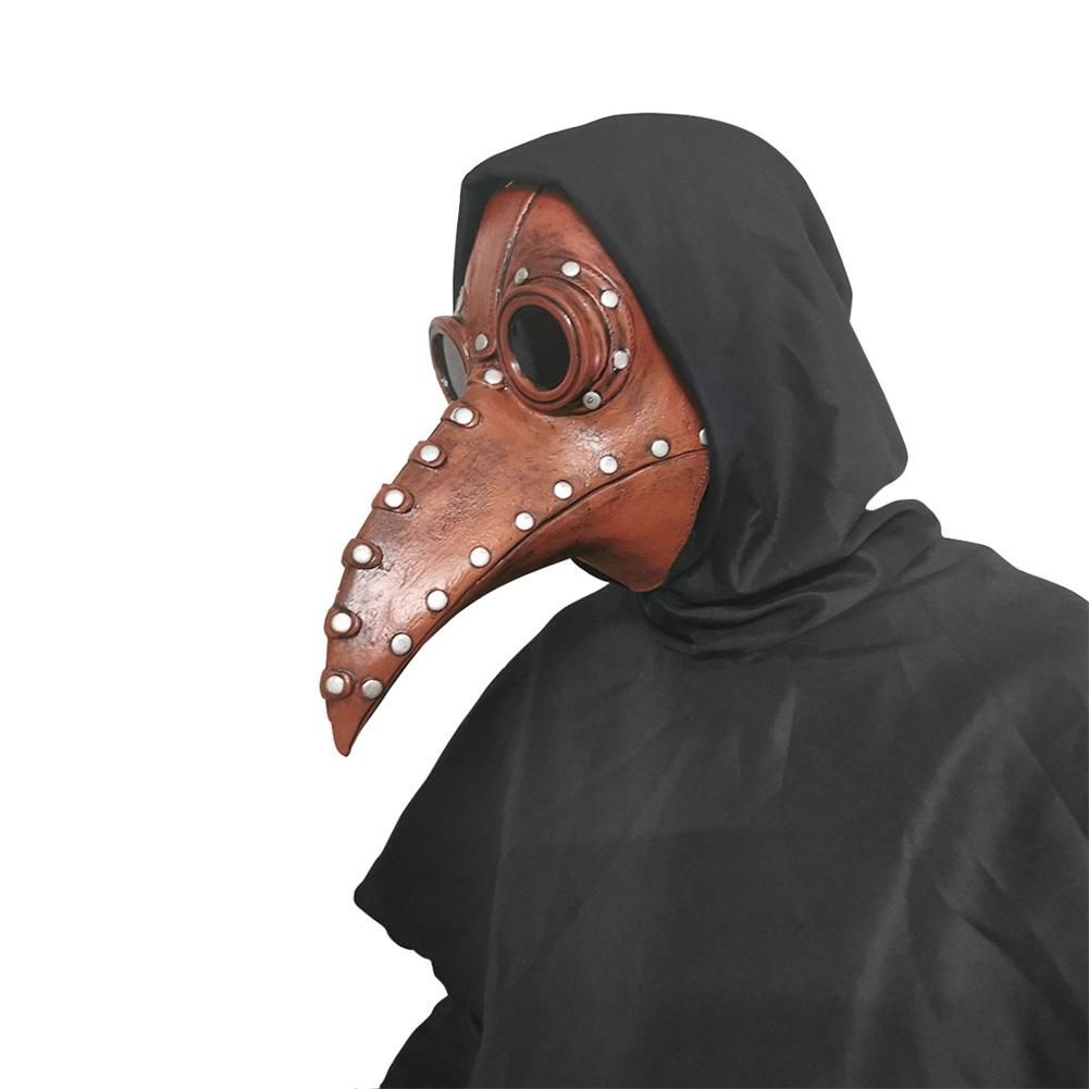 Halloween Beak Face Cover Latex Steampunk Face Cover for Halloween Party view 8