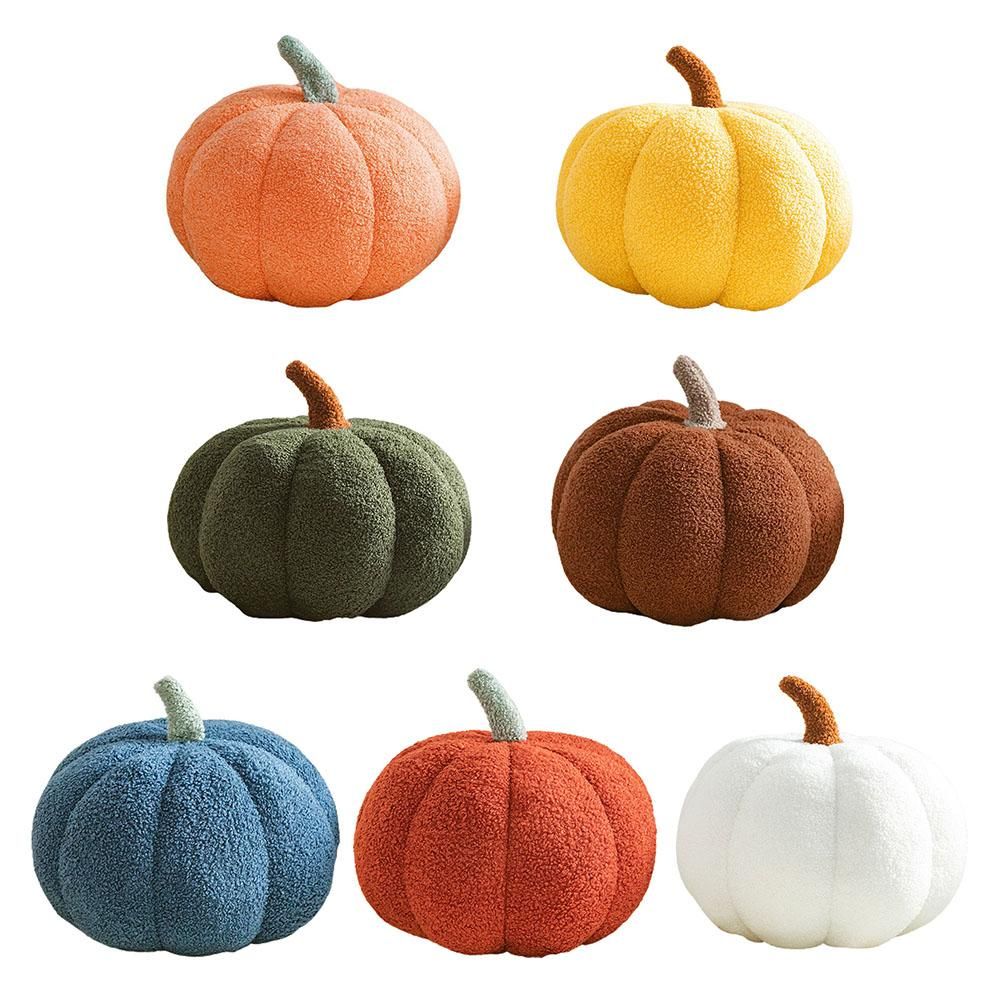 Artificial Pumpkin Cute Plush Pumpkin Fall Harvest Stuffed Pumpkin Halloween view 10