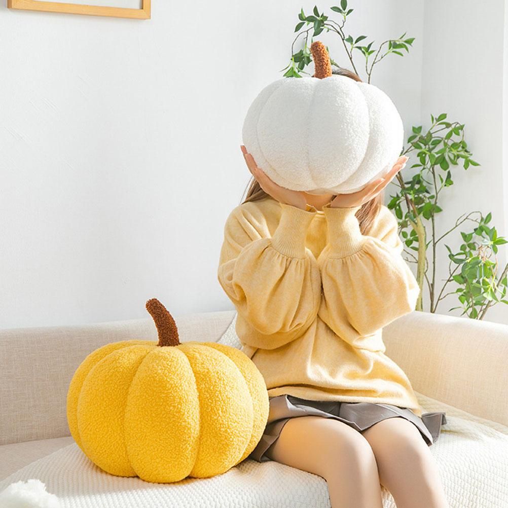Artificial Pumpkin Cute Plush Pumpkin Fall Harvest Stuffed Pumpkin Halloween view 7