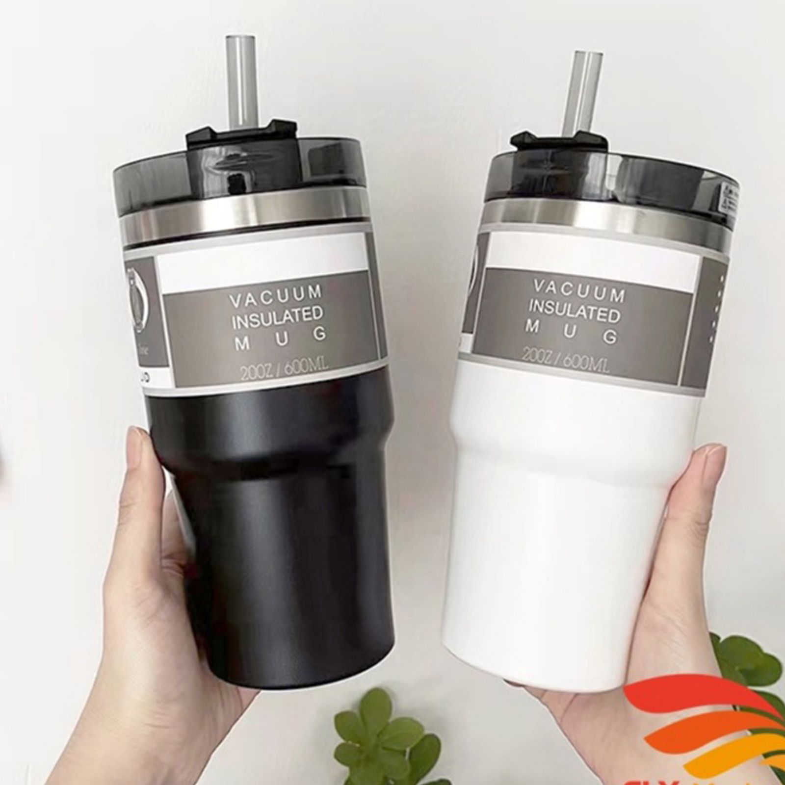 Thermal Cup 304 Stainless Steel Cup With Straw for Home view 13