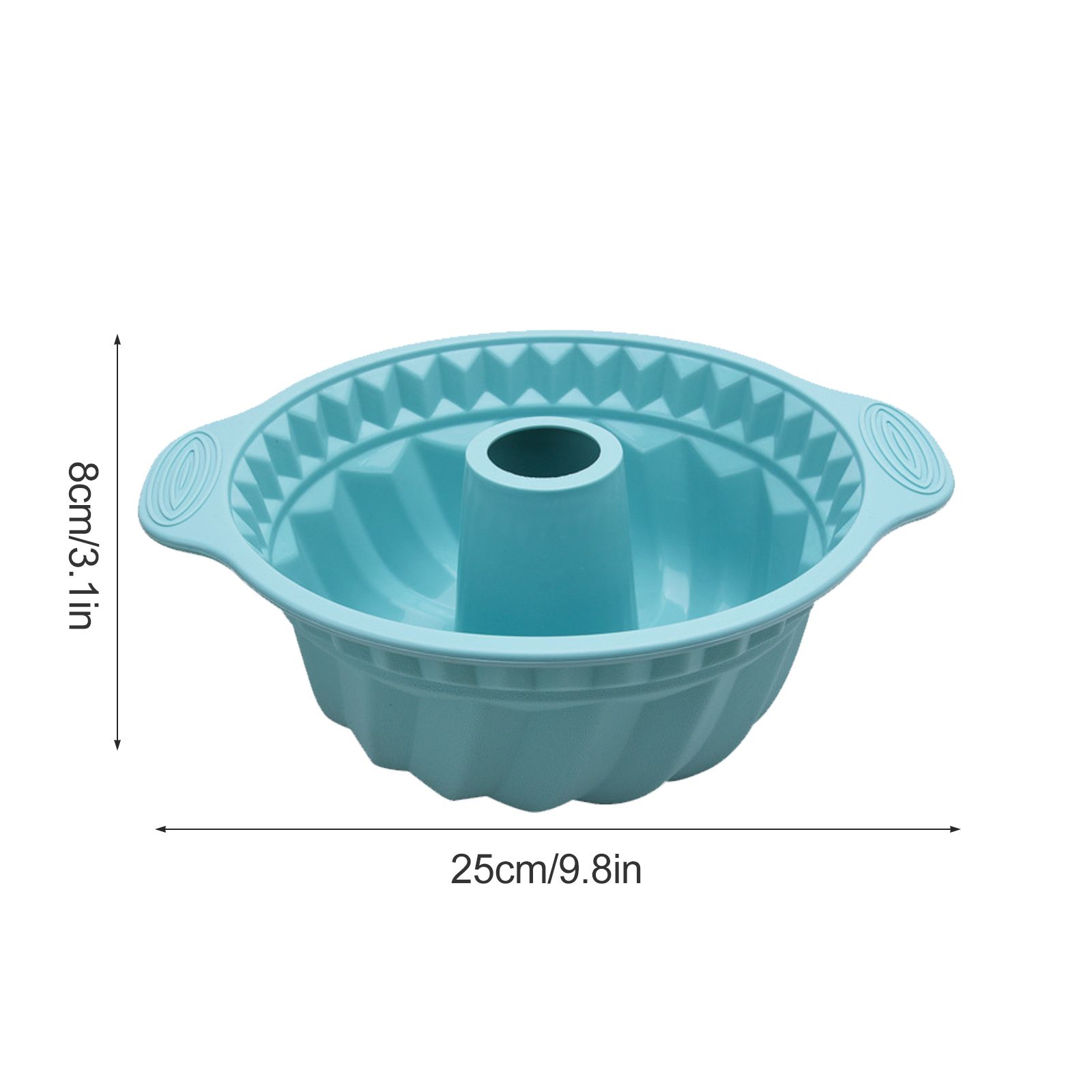 Double Ear Silicone Mousse Cake Mould High Temperature Resistant Cake Pan DIY view 7