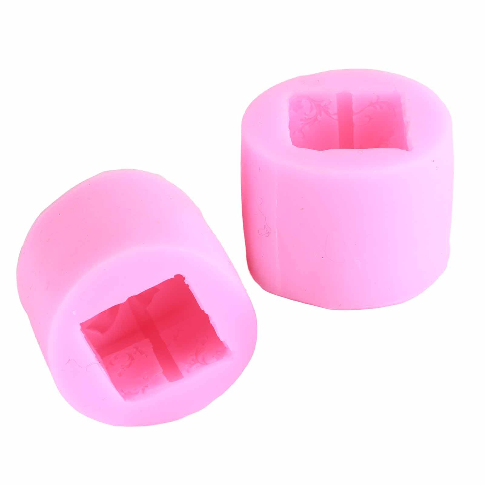 Silicone Mold Hand Made DIY Three Dimensional Scented Gypsum Candle Silicone Mold view 2