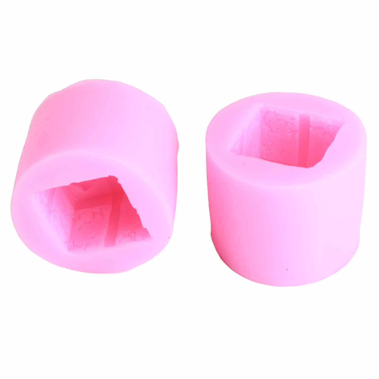 Silicone Mold Hand Made DIY Three Dimensional Scented Gypsum Candle Silicone Mold view 8