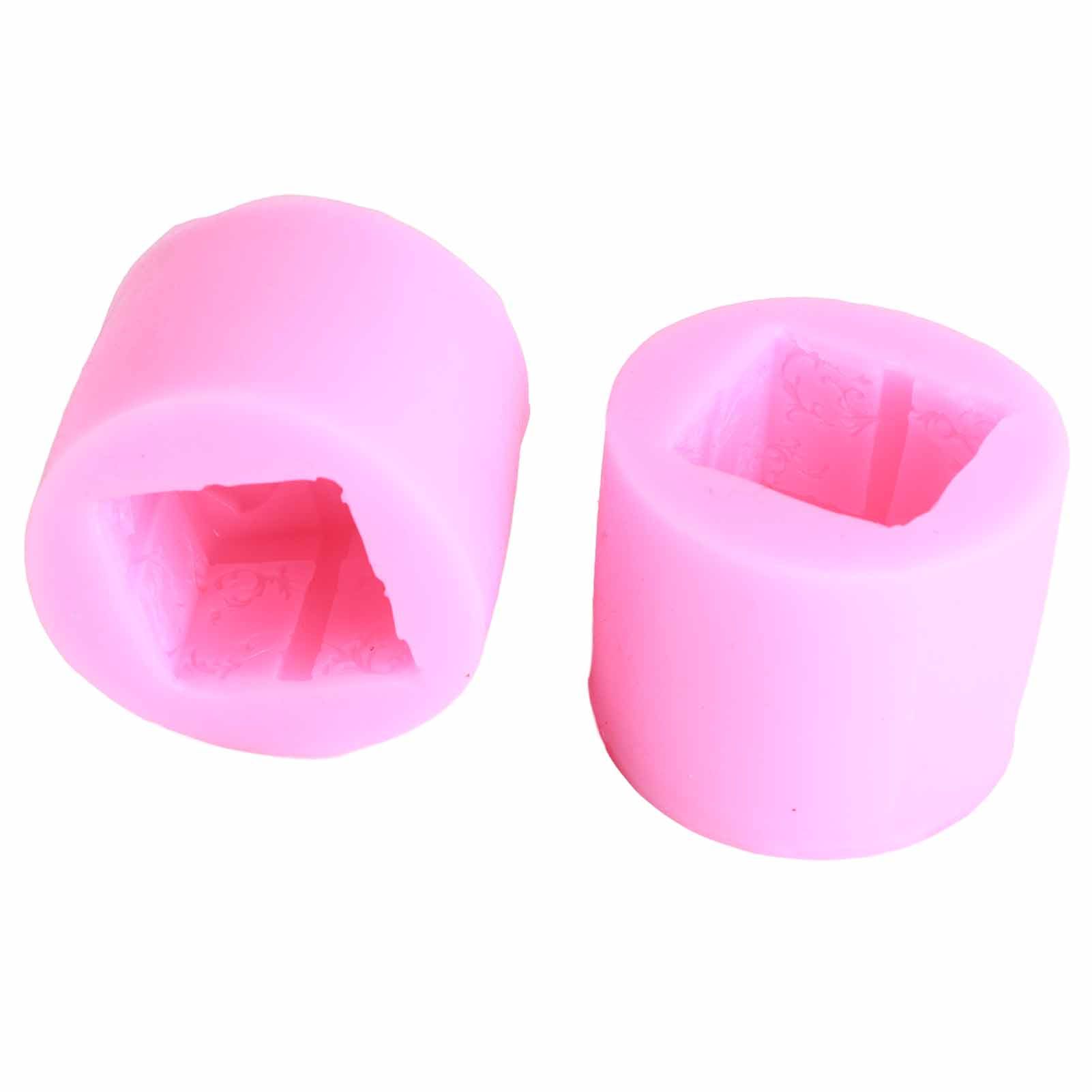 Silicone Mold Hand Made DIY Three Dimensional Scented Gypsum Candle Silicone Mold view 9