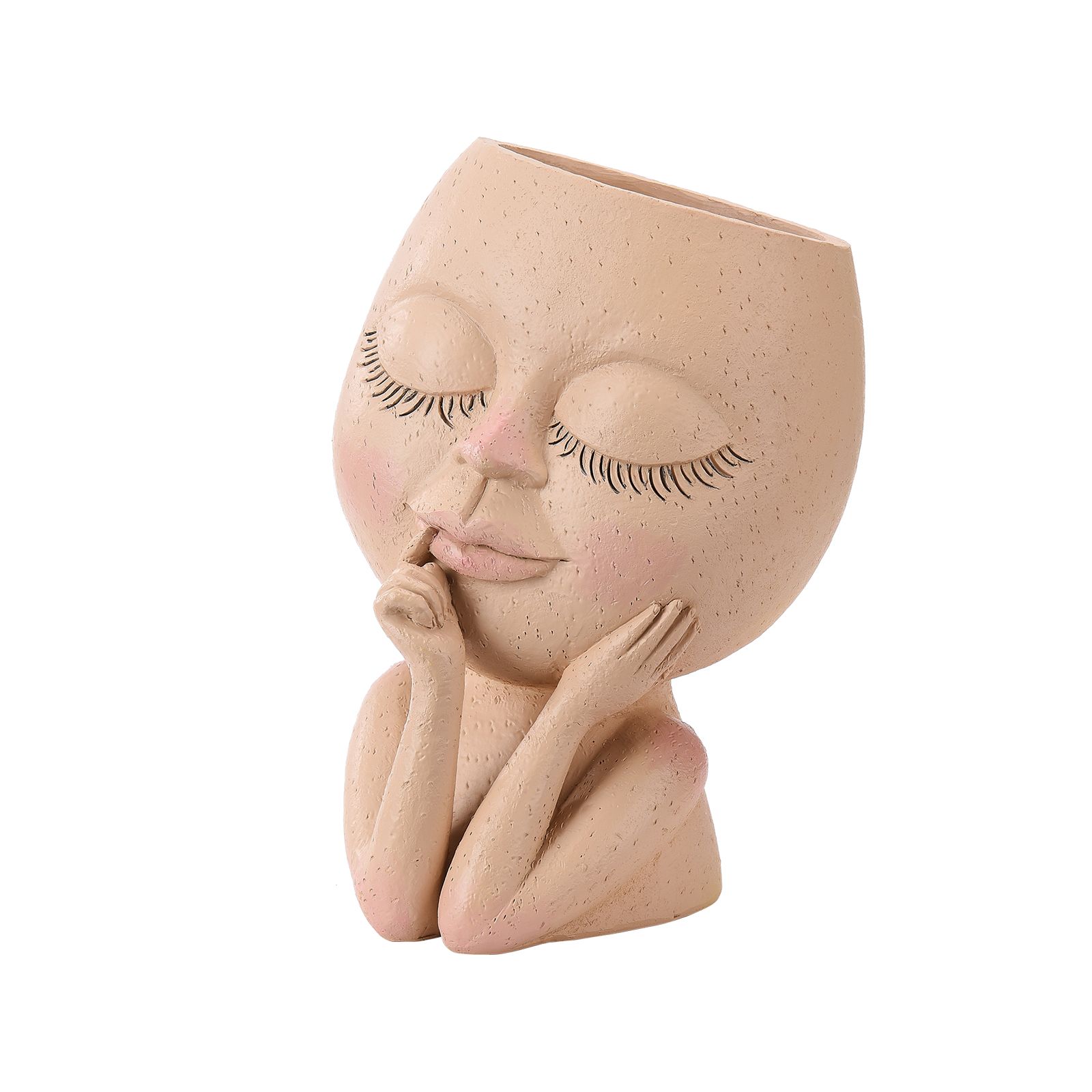 Face Planter Pots Head Planter Face Flower Pot Head Planter for Indoor Outdoor view 4