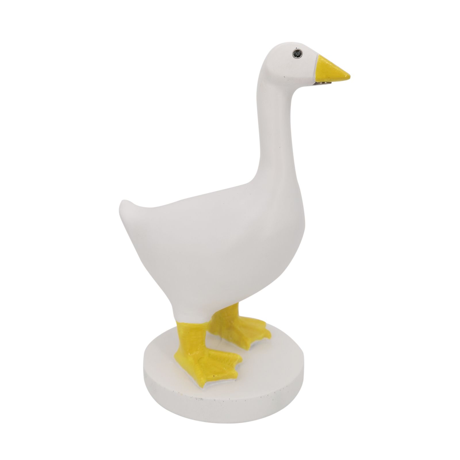 Magnetic Goose Key Holder Statue Cute Resin Key Holder Ornament with Base Home view 2
