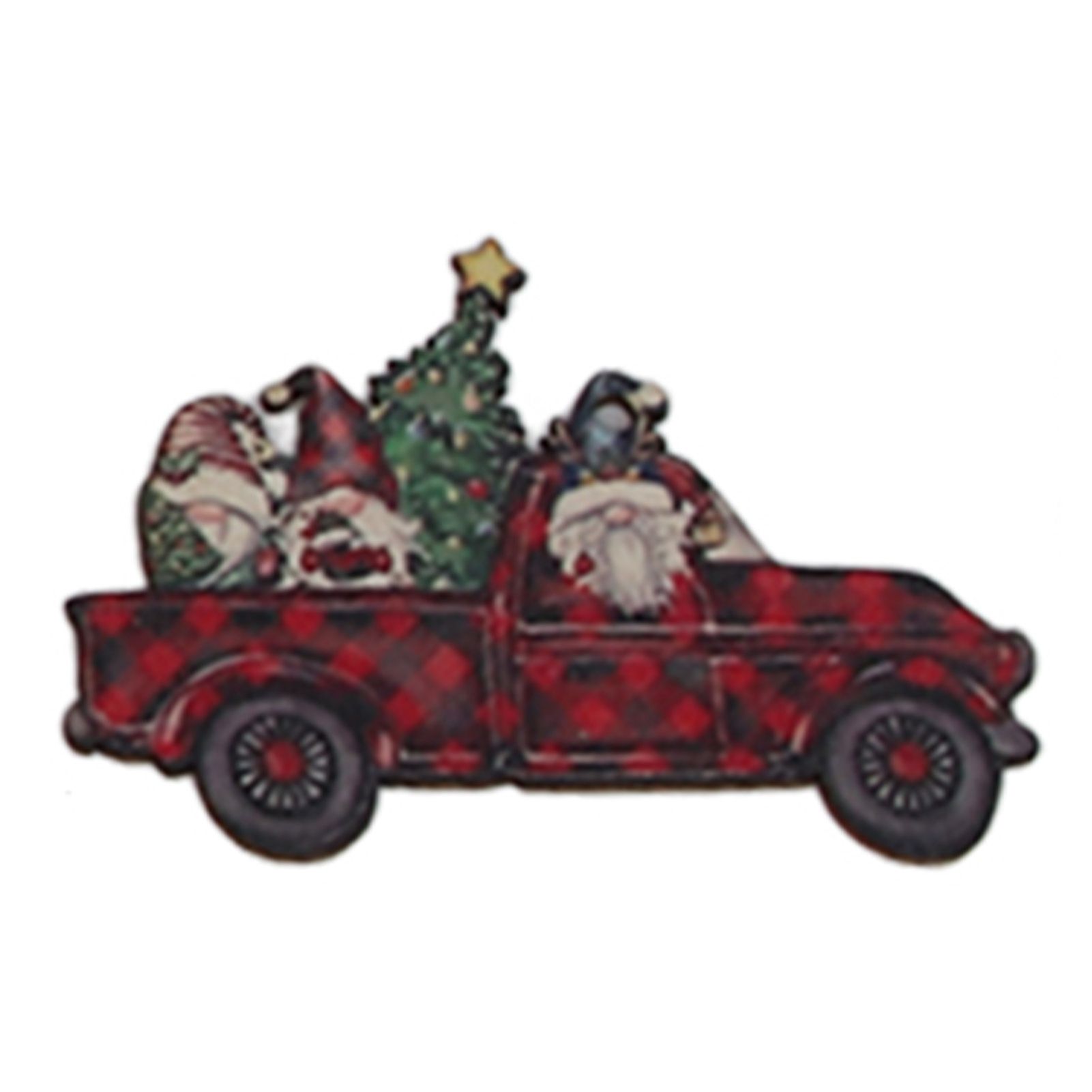 24pcs Christmas Wooden Decoration Xmas Wood Slice Hanging Ornament Christmas view 7