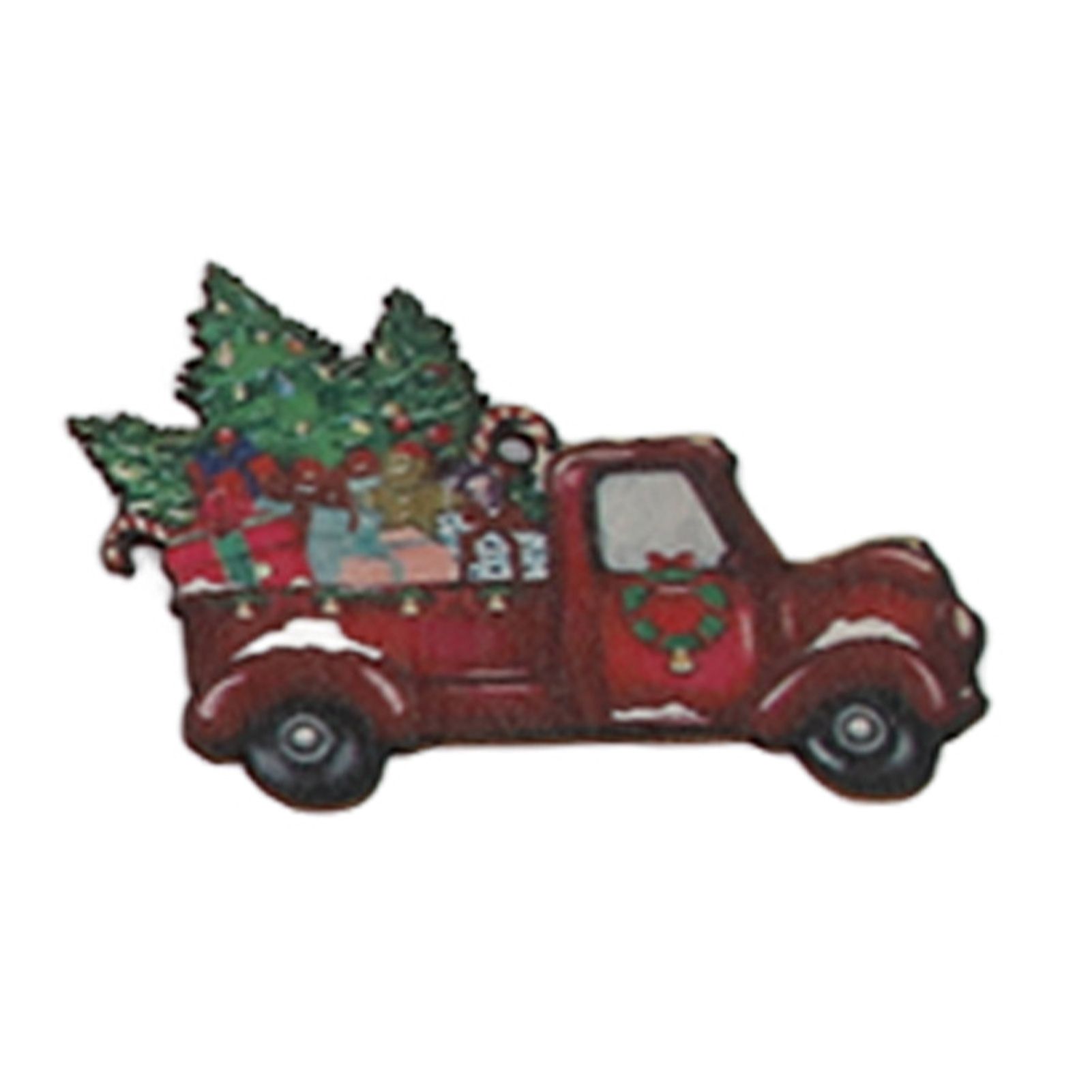 24pcs Christmas Wooden Decoration Xmas Wood Slice Hanging Ornament Christmas view 14
