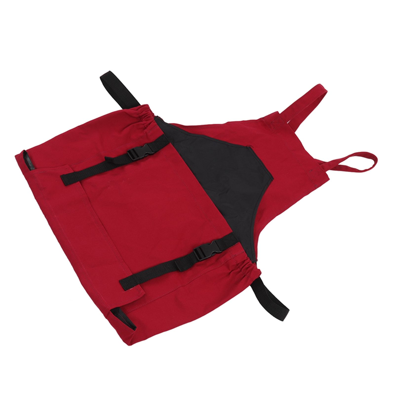 Gardening Apron Dark Red 210D PVC Waterproof Fabric Regulable Straps view 2