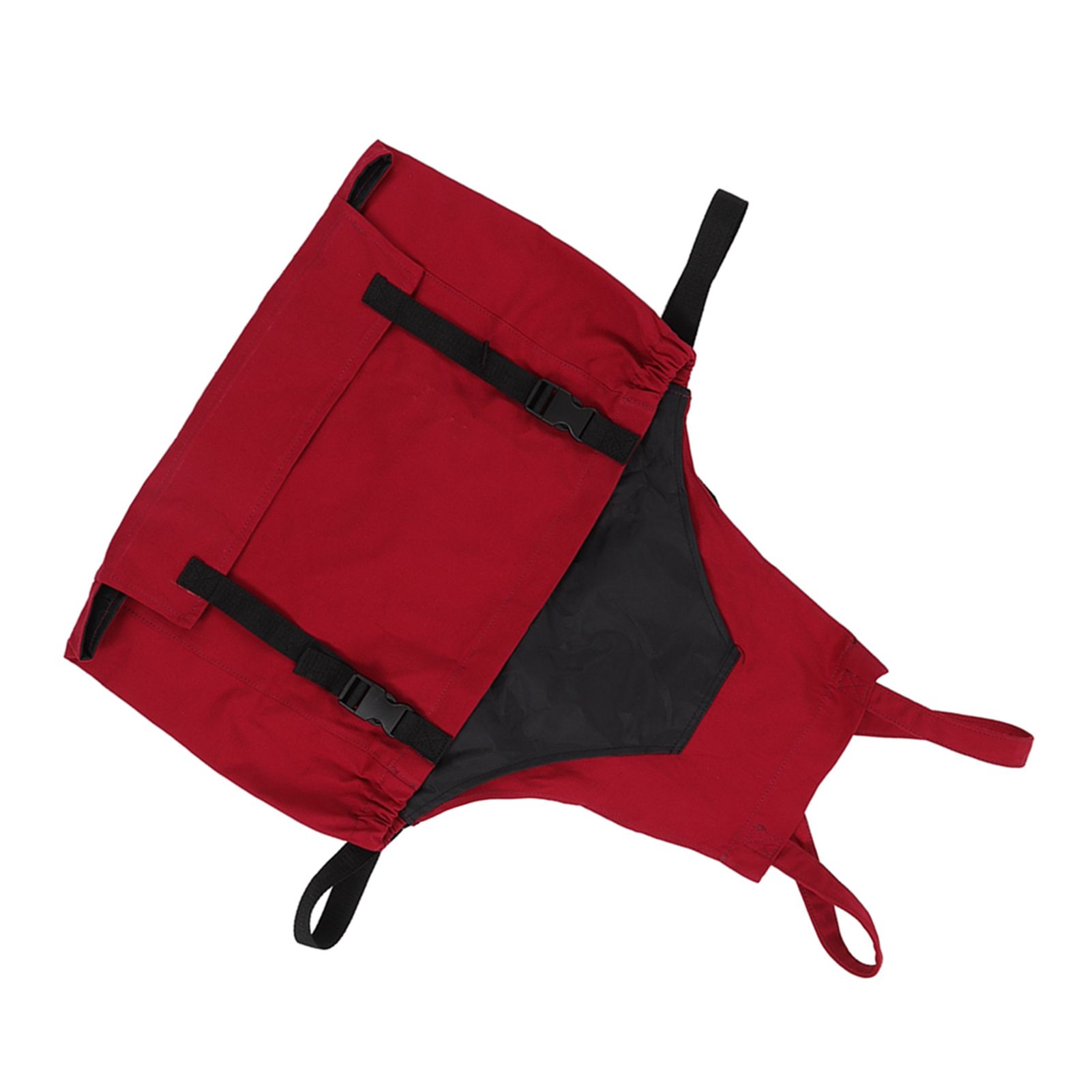 Gardening Apron Dark Red 210D PVC Waterproof Fabric Regulable Straps view 5
