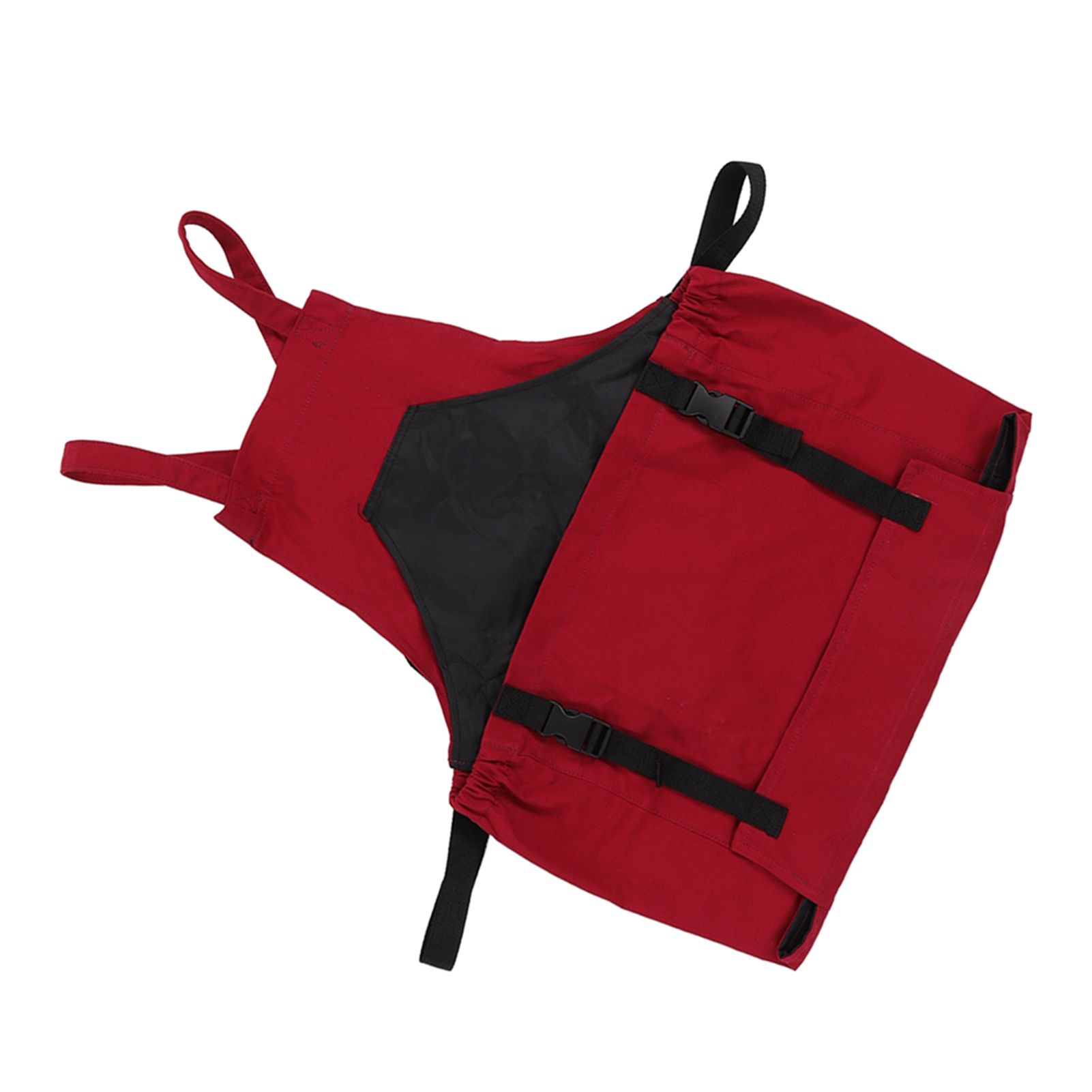 Gardening Apron Dark Red 210D PVC Waterproof Fabric Regulable Straps view 7