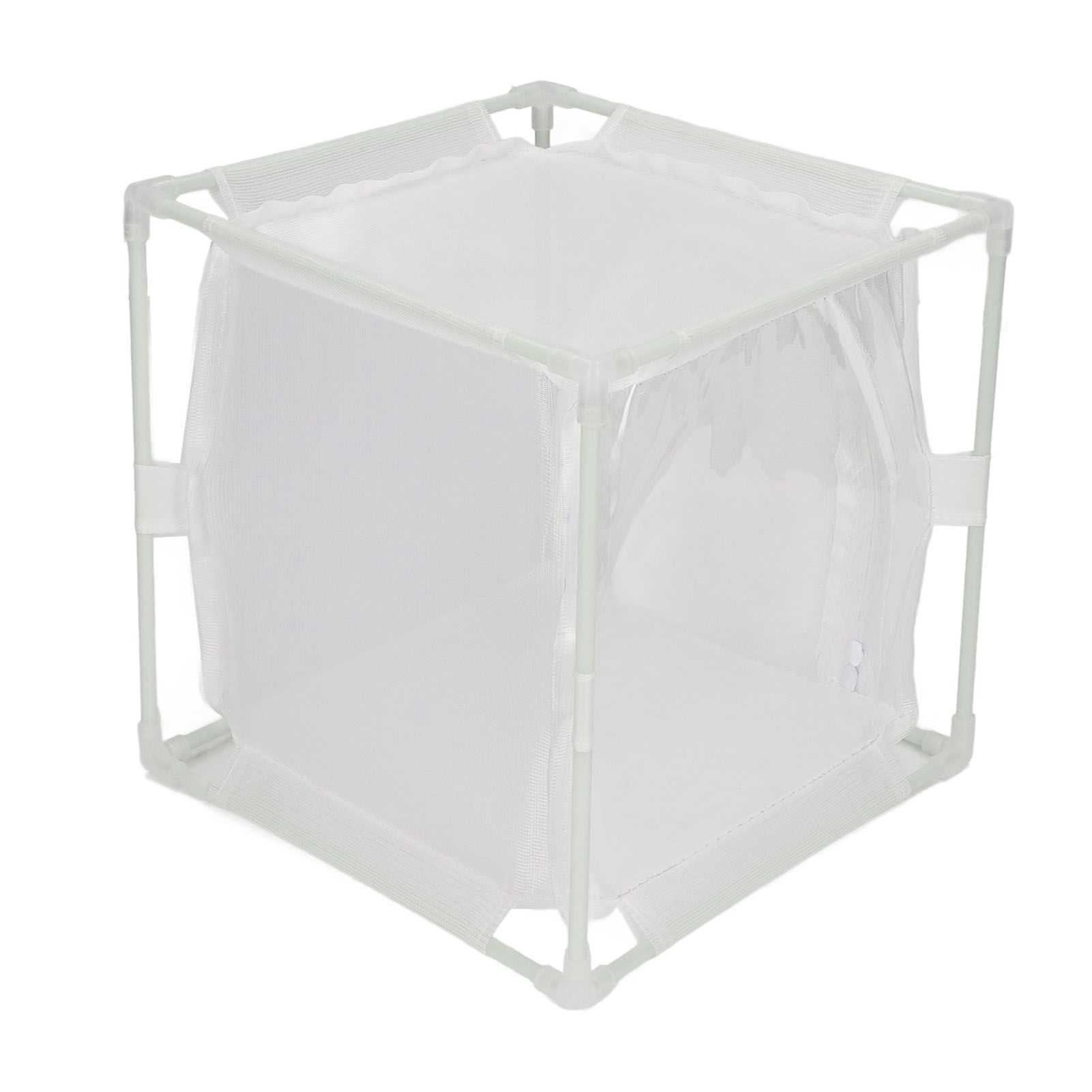 Insect Observation Cage PVC Mesh White Reusable Butterfly Habitat Breeding view 5