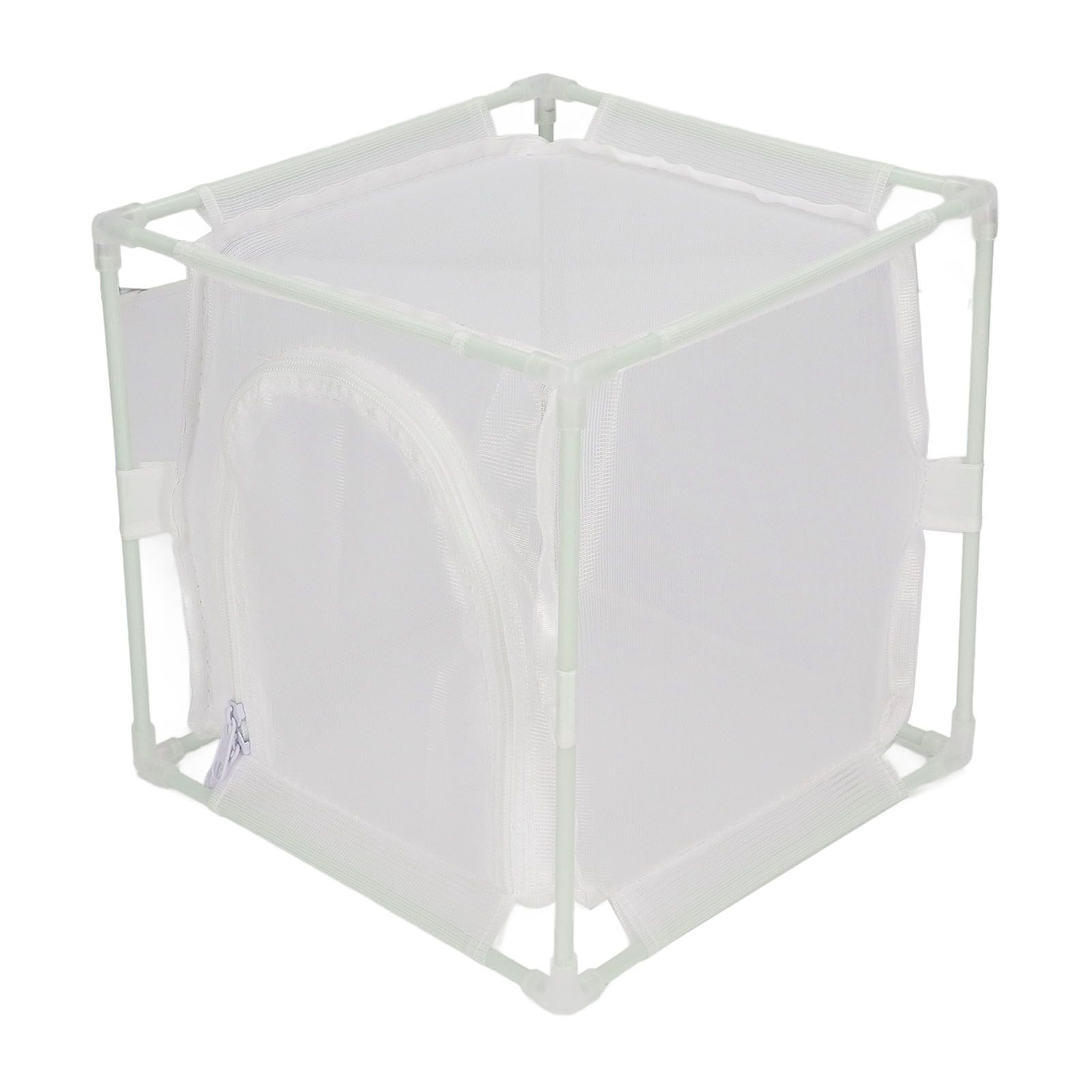 Insect Observation Cage PVC Mesh White Reusable Butterfly Habitat Breeding view 7